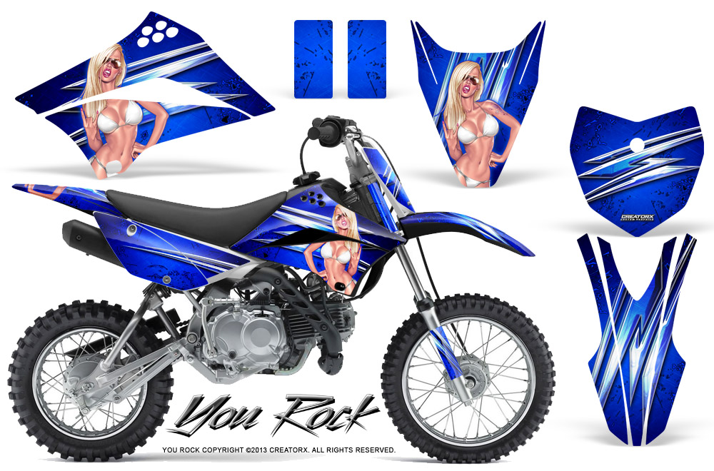 Kawasaki KLX 110L 10-11 You Rock Blue